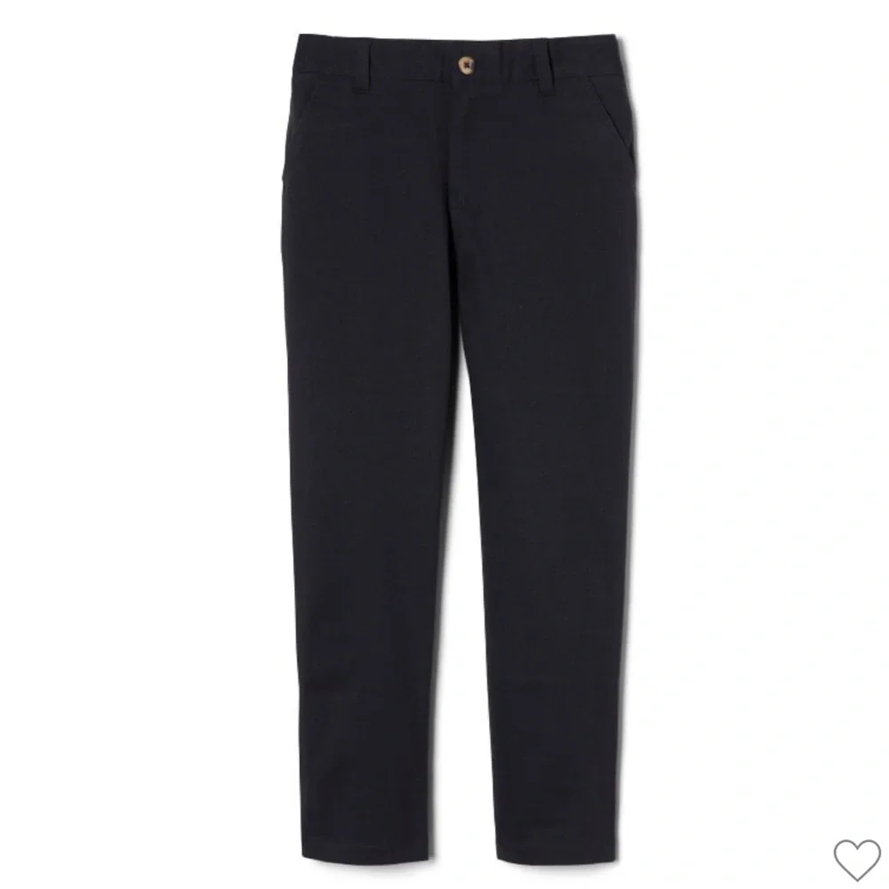 French Toast Boys School Uniform Straight‎ Fit Stretch Twill Pant Black Size 14